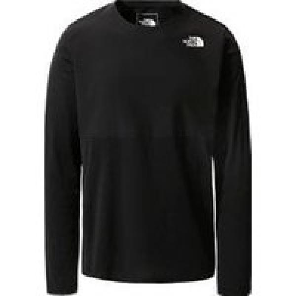 the north face true run long sleeve t shirt zwart heren