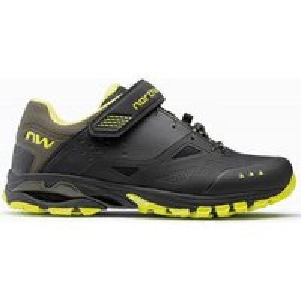 northwave spider 3 schoenen zwart fluoriserend geel