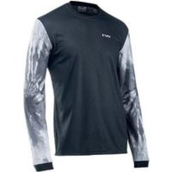 northwave enduro long sleeve jersey zwart grijs