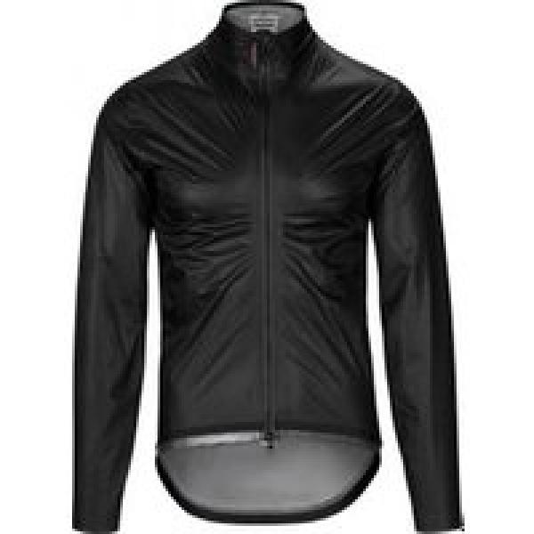 assos equipe rs rain targa waterproof jacket zwart