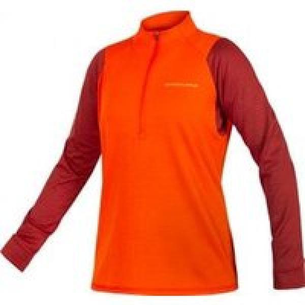 endura fleece jas singletrack woman paprika