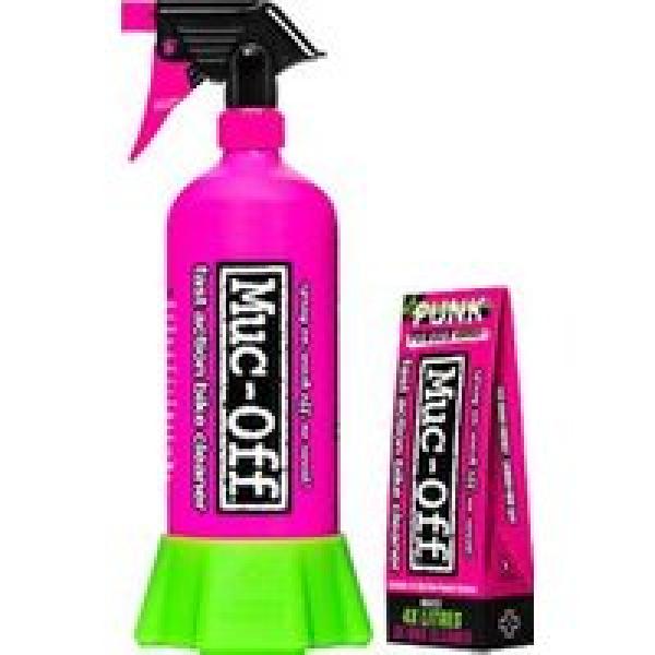 muc off punk powder cleaner 4 sachets bottle for life