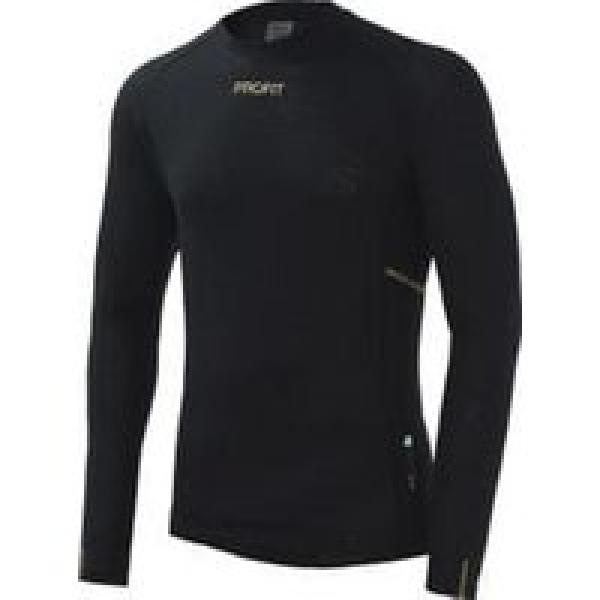 spiuk profit koude amp regen long sleeve jersey zwart