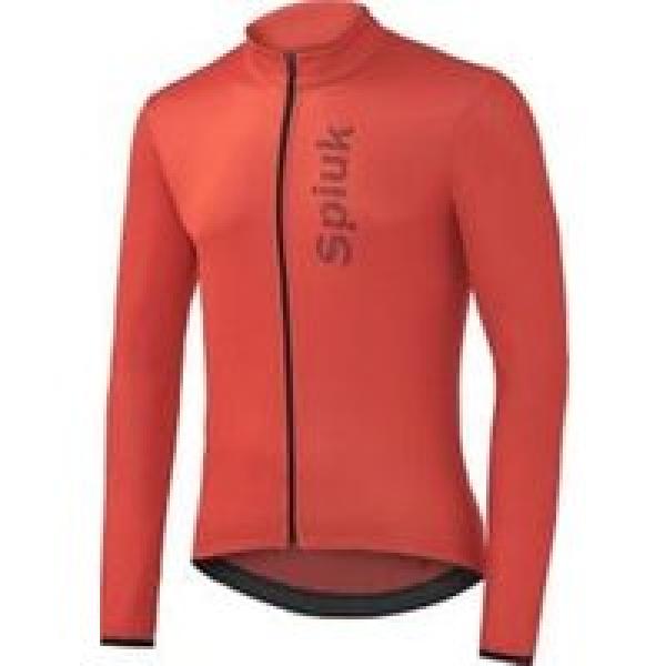 spiuk anatomic long sleeve jersey rood