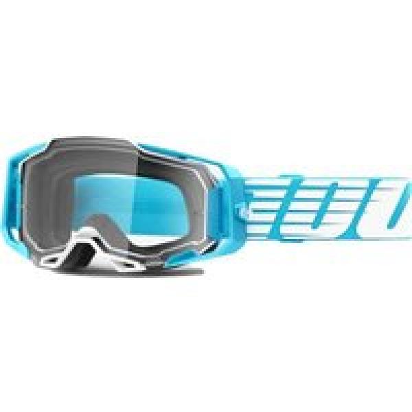 100 armega oversized blue mask clear lenses