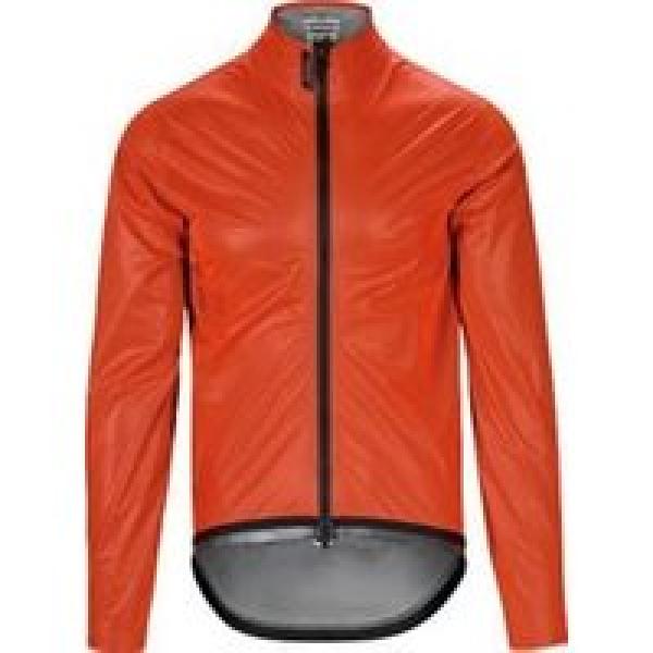 assos equipe rs rain targa jacket orange