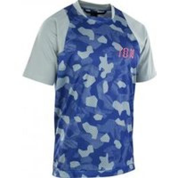 ion scrub short sleeve jersey blauw groen