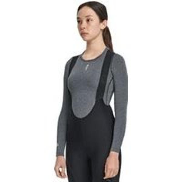 women s long sleeve undershirt deep winter base layer charcoal