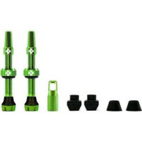 tubeless valves muc off v2 44mm green