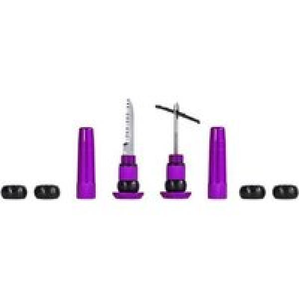 muc off stealth tubeless puncture plug repair kit purple