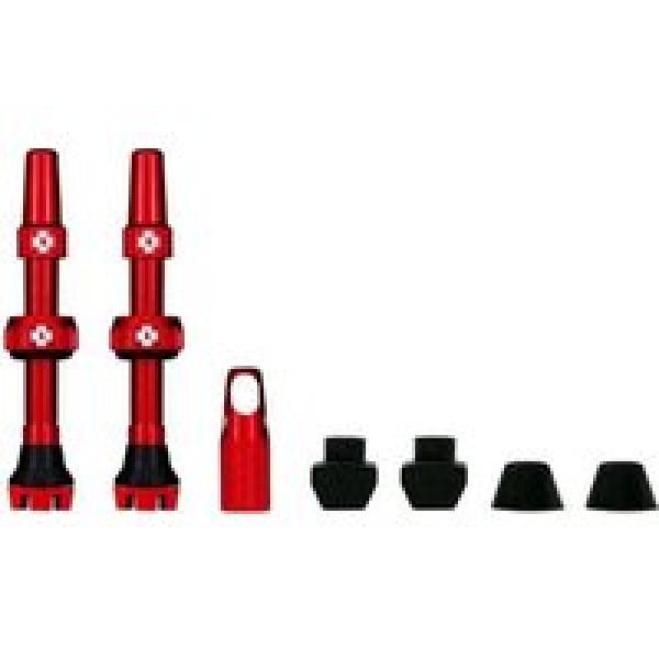 tubeless valves muc off v2 44mm red