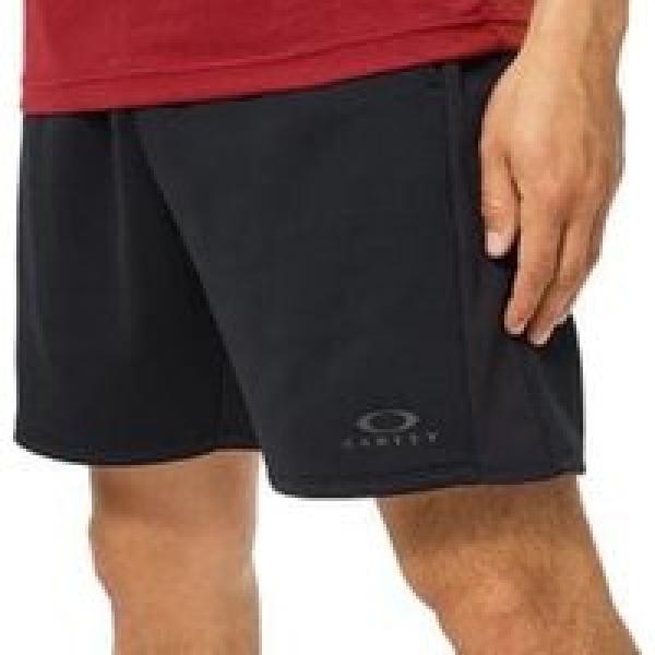 oakley fleece trainingsshorts zwart