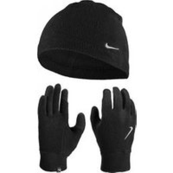 nike run fleece women s beanie handschoenen zwart