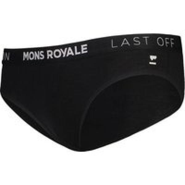 mons royale folo brief vrouwen slipje zwart