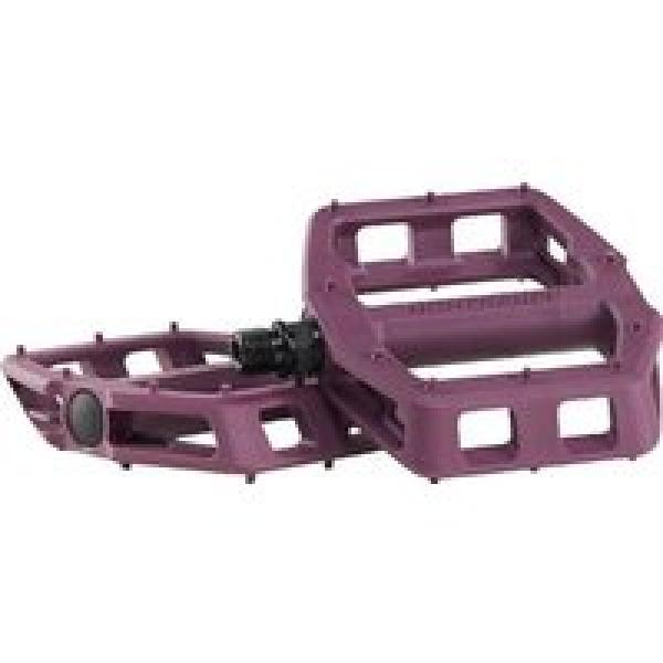 bontrager line comp flat pedals purple