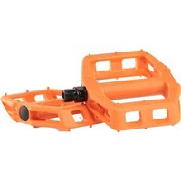 bontrager line comp flat pedals orange