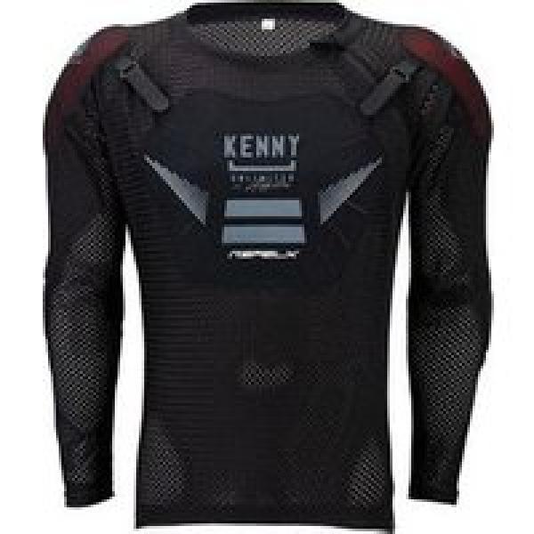 kenny reflex vest zwart rood