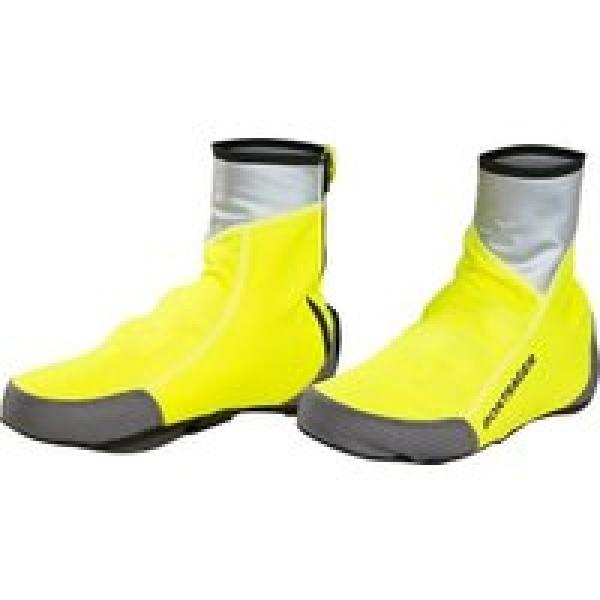 bontrager halo s1 softshell shoe cover fluorescent yellow