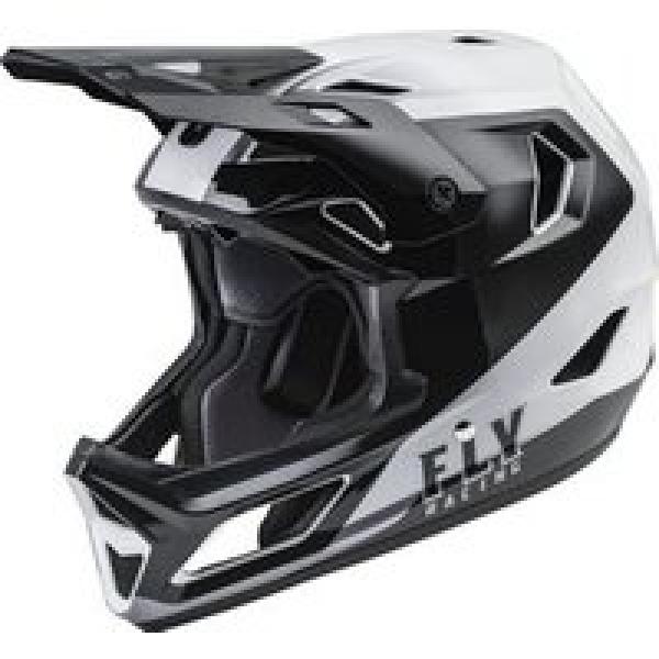 fly racing rayce integral helm white black