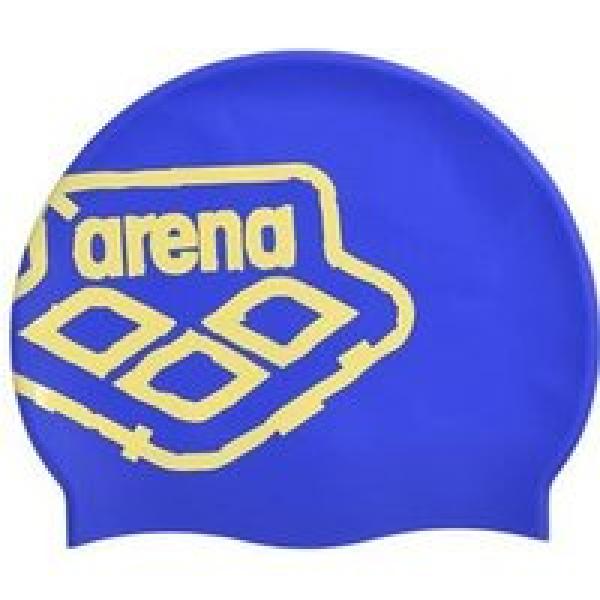 arena team stripe swim cap blue unisex