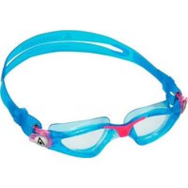 aquasphere kayenne jr kinderzwembril turquoise roze heldere lenzen