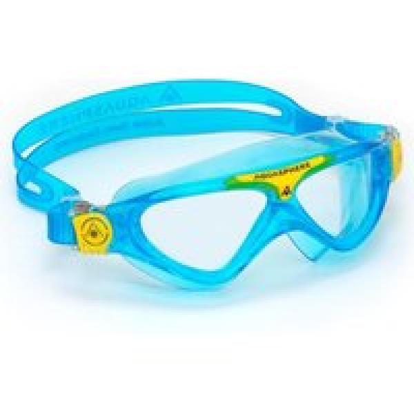 aquasphere vista turquoise yellow zwembril heldere lenzen