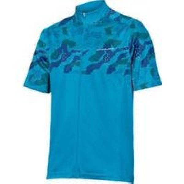 endura hummvee ray short sleeve jersey electric blue