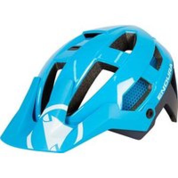 endura singletrack helm elektrisch blauw