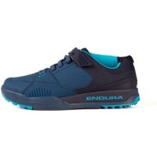 endura mt500 burner automatische pedalen mtb schoenen navy blauw