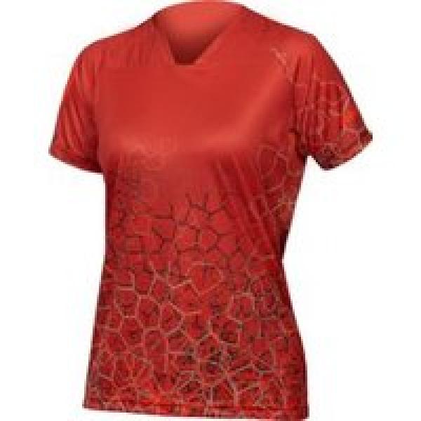 endura singletrack bedrukt t shirt voor dames