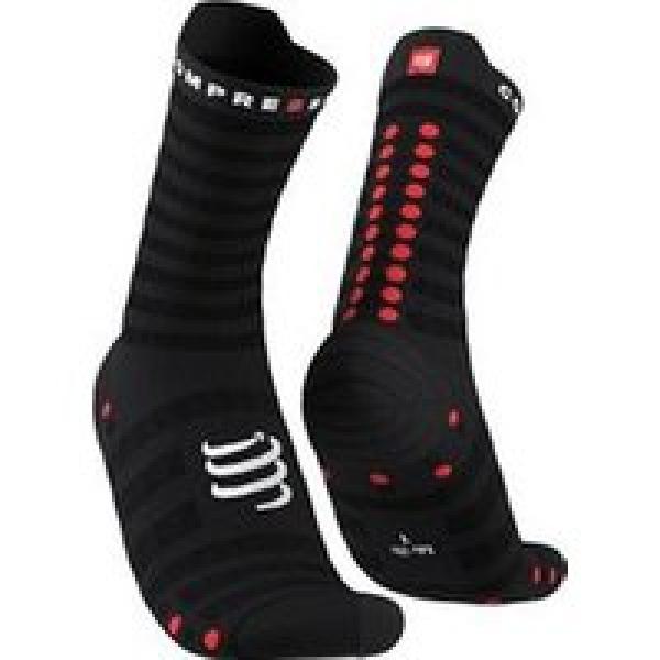 paar compressport pro racing sokken v4 0 ultralight run high zwart