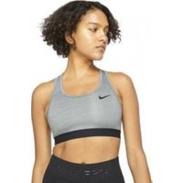 nike dri fit swoosh sports bra womens grijs