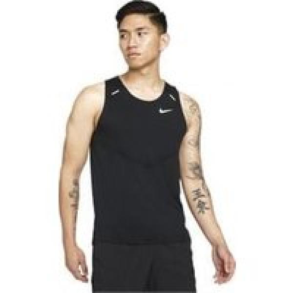 nike dri fit rise 5 tank top zwart