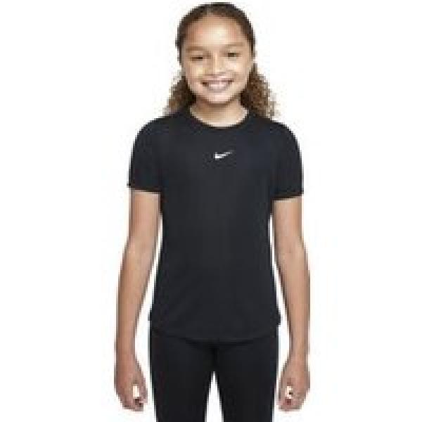 nike dri fit one short sleeve jersey zwart meisje s