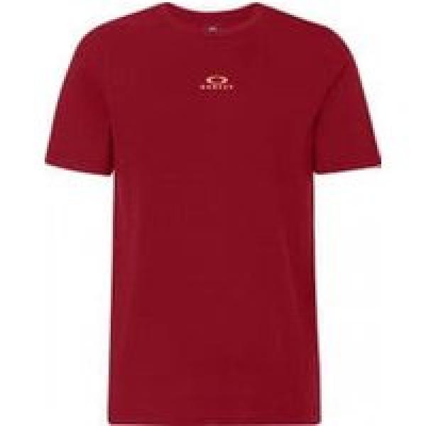 oakley bark new short sleeve t shirt red