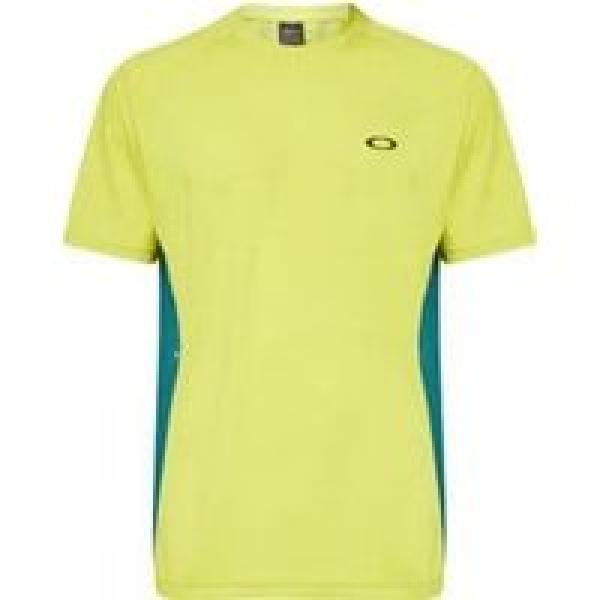 oakley performance short sleeve t shirt yellow