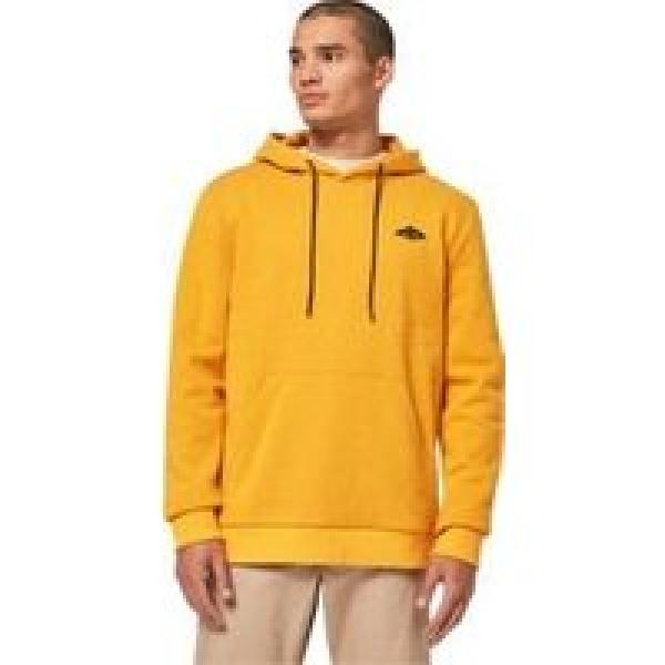 oakley peak po hoodie yellow