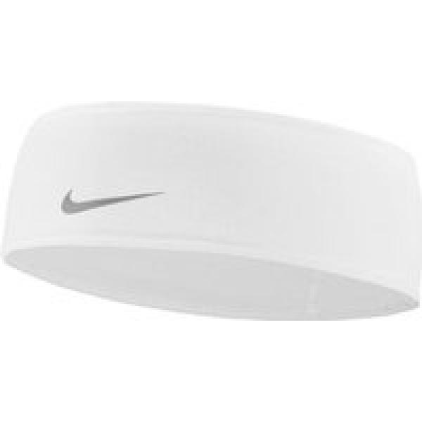 nike dri fit swoosh hoofdband 2 0 wit unisex