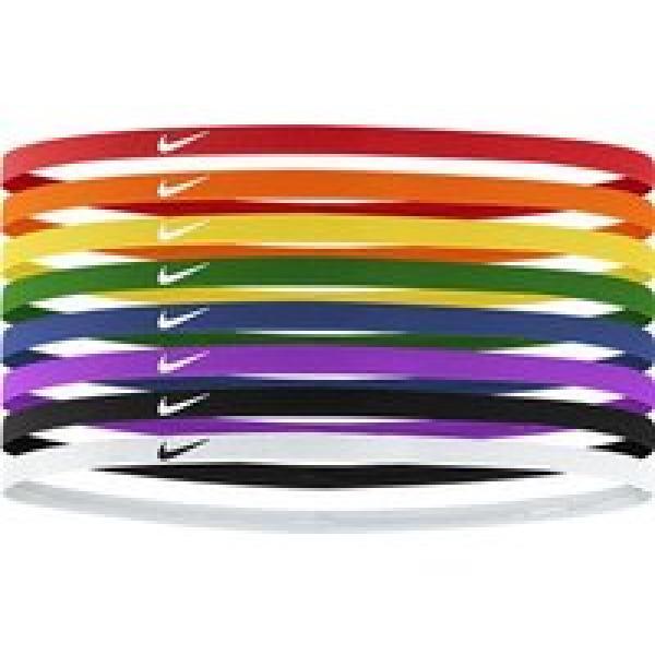 nike magere haarbanden multi kleur x8