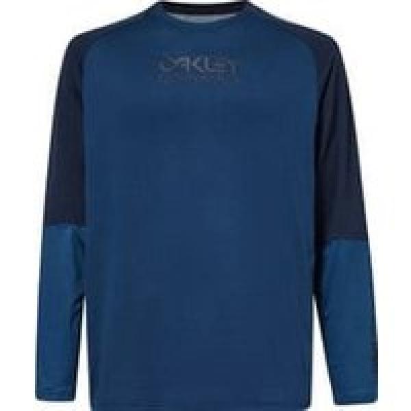 oakley factory pilot long sleeve jersey blue