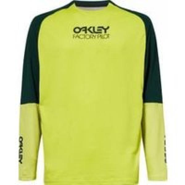 oakley factory pilot yellow black long sleeve shirt