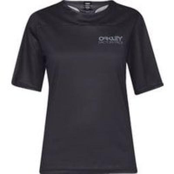 oakley factory pilot women s short sleeve jersey black