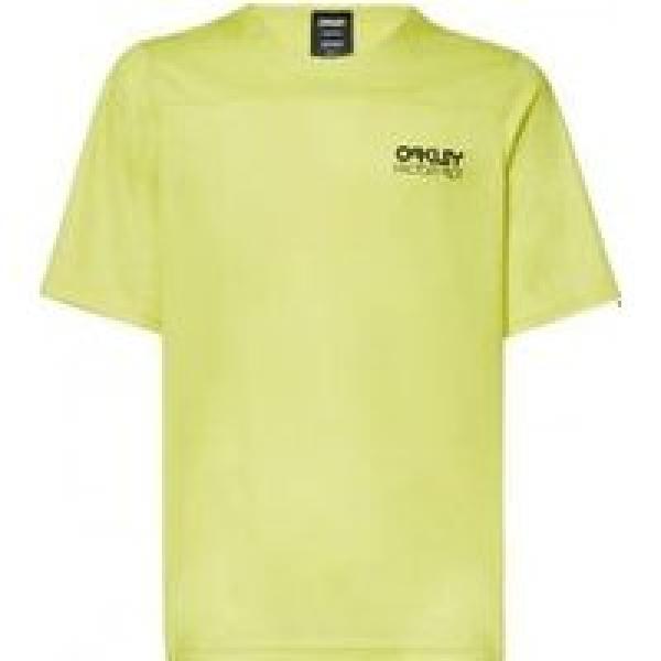 oakley factory pilot lite short sleeve jersey yellow