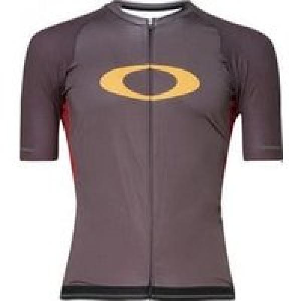 oakley icon 2 0 short sleeve jersey grijs