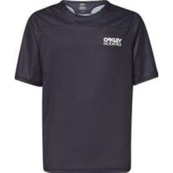 oakley factory pilot lite short sleeve jersey black