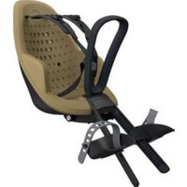 thule yepp 2 mini front mounted baby seat fennel tan