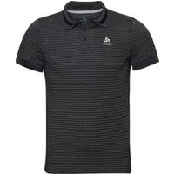 odlo nikko dry korte mouw poloshirt zwart