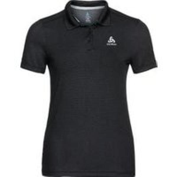 odlo f dry korte mouw poloshirt zwart