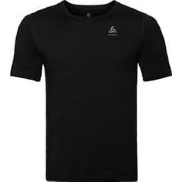 odlo merino 200 short sleeve jersey zwart