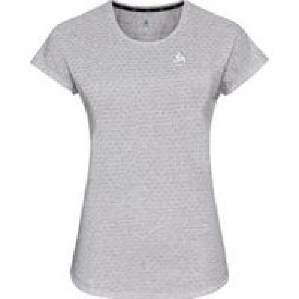 odlo run easy linencool short sleeve jersey grijs vrouw